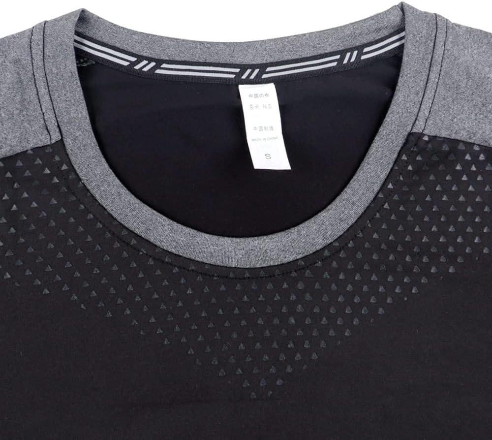 Men’s Long Sleeve Running Shirt Dry Fit Athletic Top