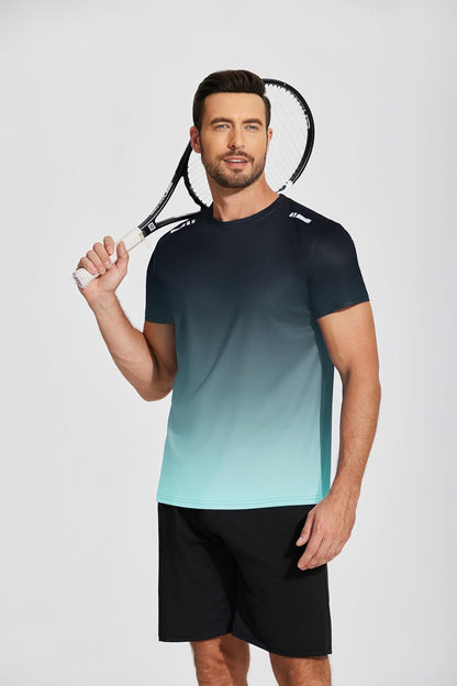 Men’s Workout T-Shirt Moisture Wicking Short Sleeve Gym Top