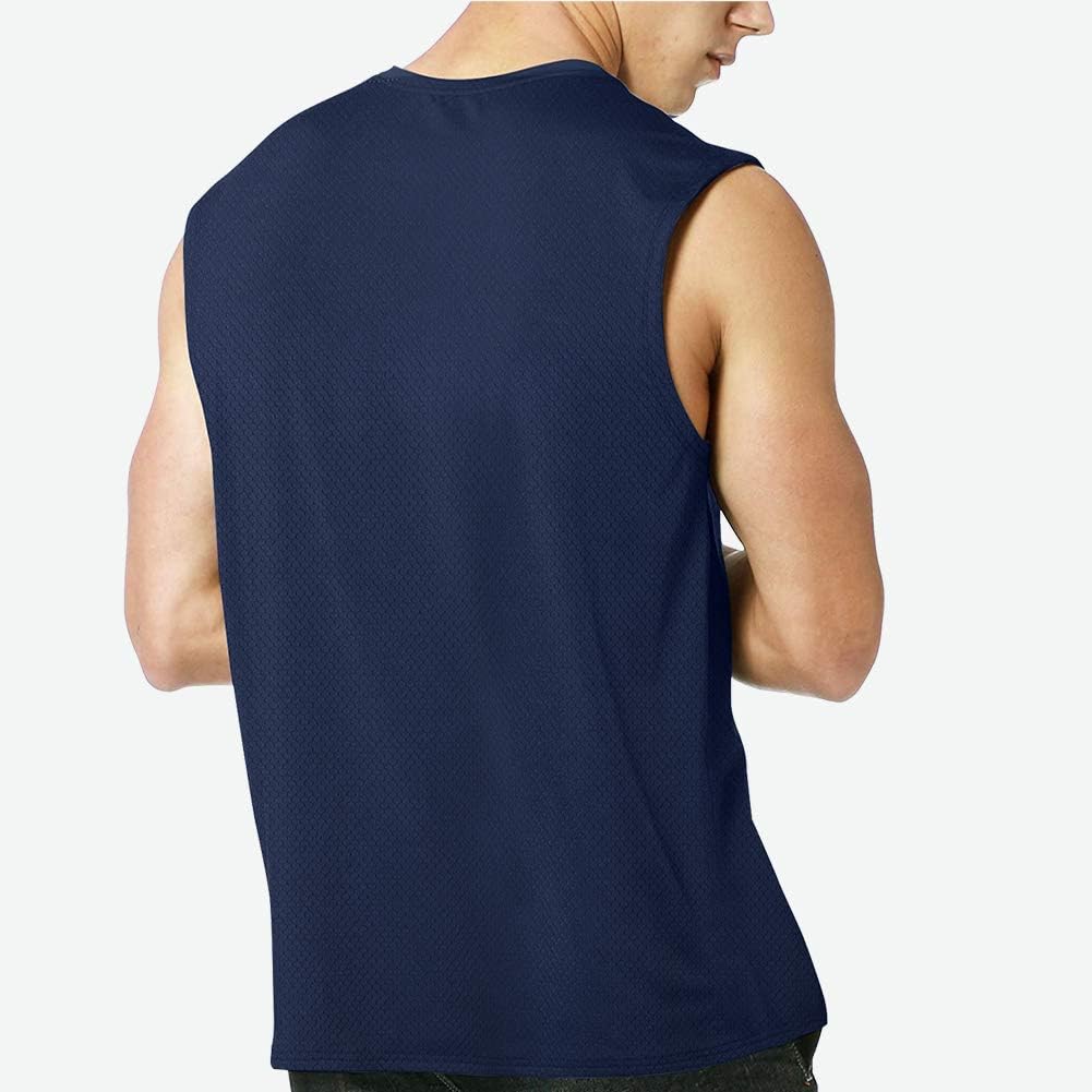 Men’s Quick Dry Running Tank Top Sleeveless Gym Vest