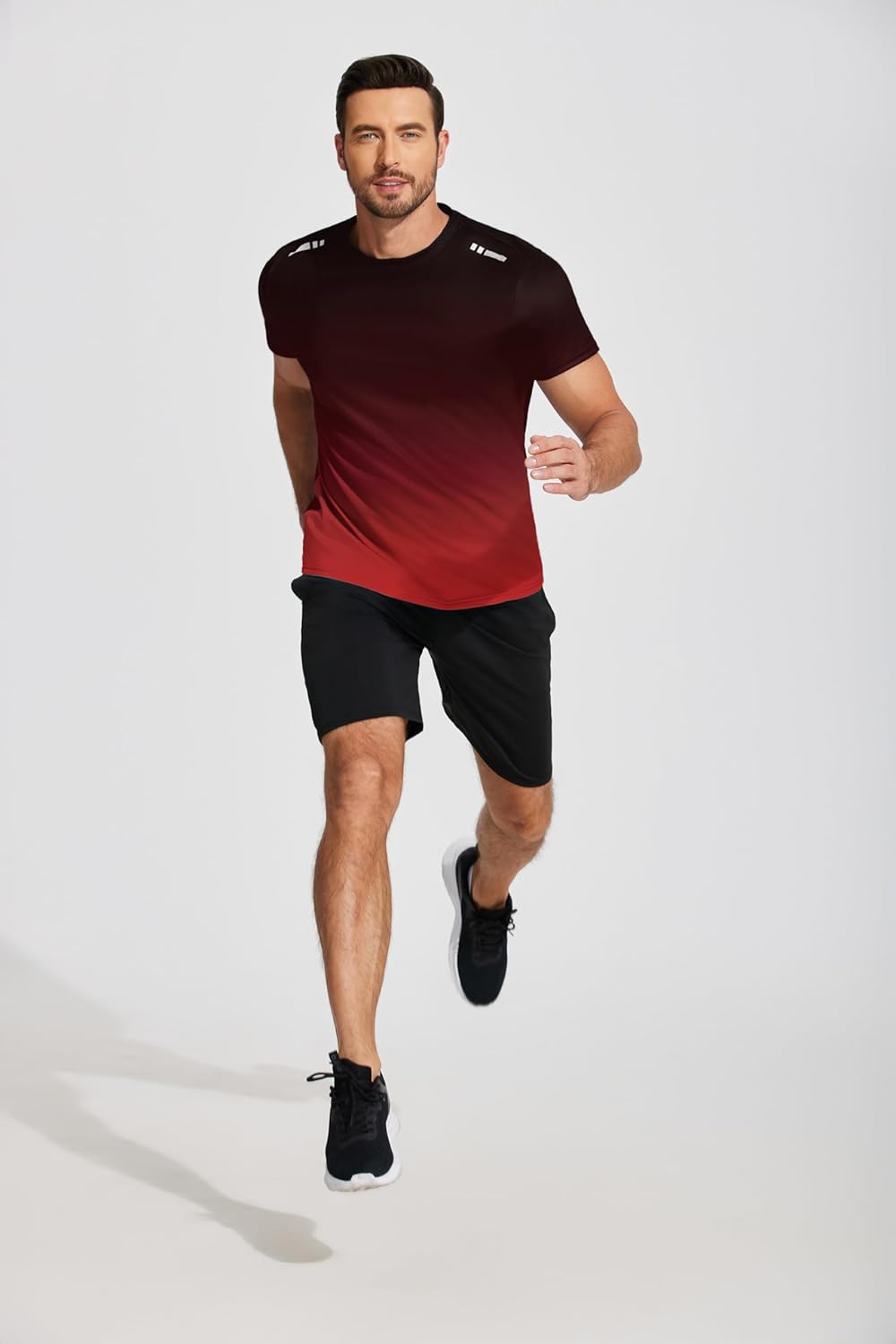 Men’s Workout T-Shirt Moisture Wicking Short Sleeve Gym Top