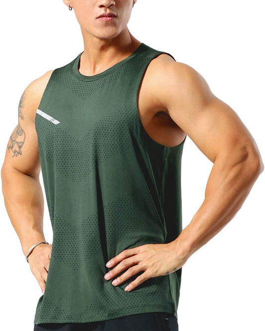 Men’s Running Vest Sleeveless Quick Dry Training Top
