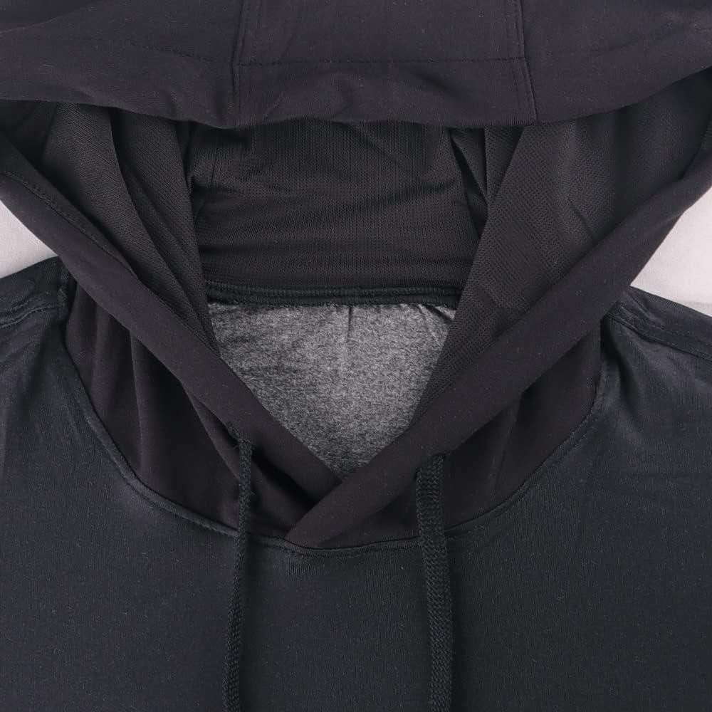 Men’s Thermal Lined Athletic Hoodie Winter Running Top