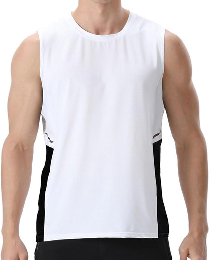 Men’s Sleeveless Quick Dry Athletic Sports Tank Top