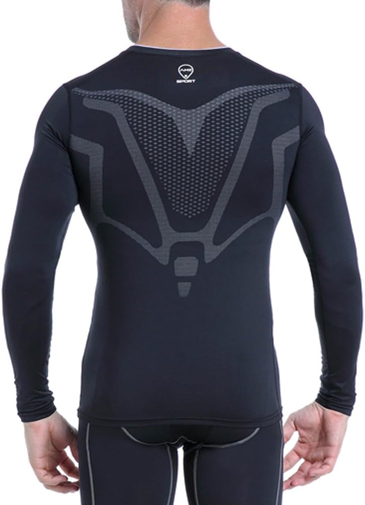 Men’s Long Sleeve Compression Top Cool Dry Baselayer