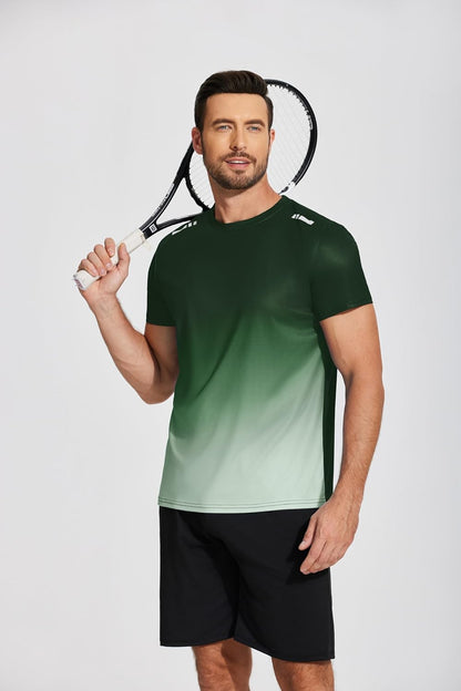 Men’s Workout T-Shirt Moisture Wicking Short Sleeve Gym Top