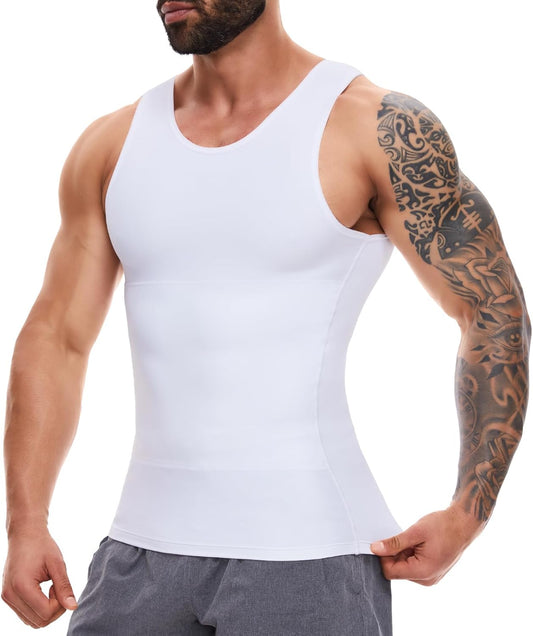 Men’s Compression Vest Body Shaper Slimming Tank