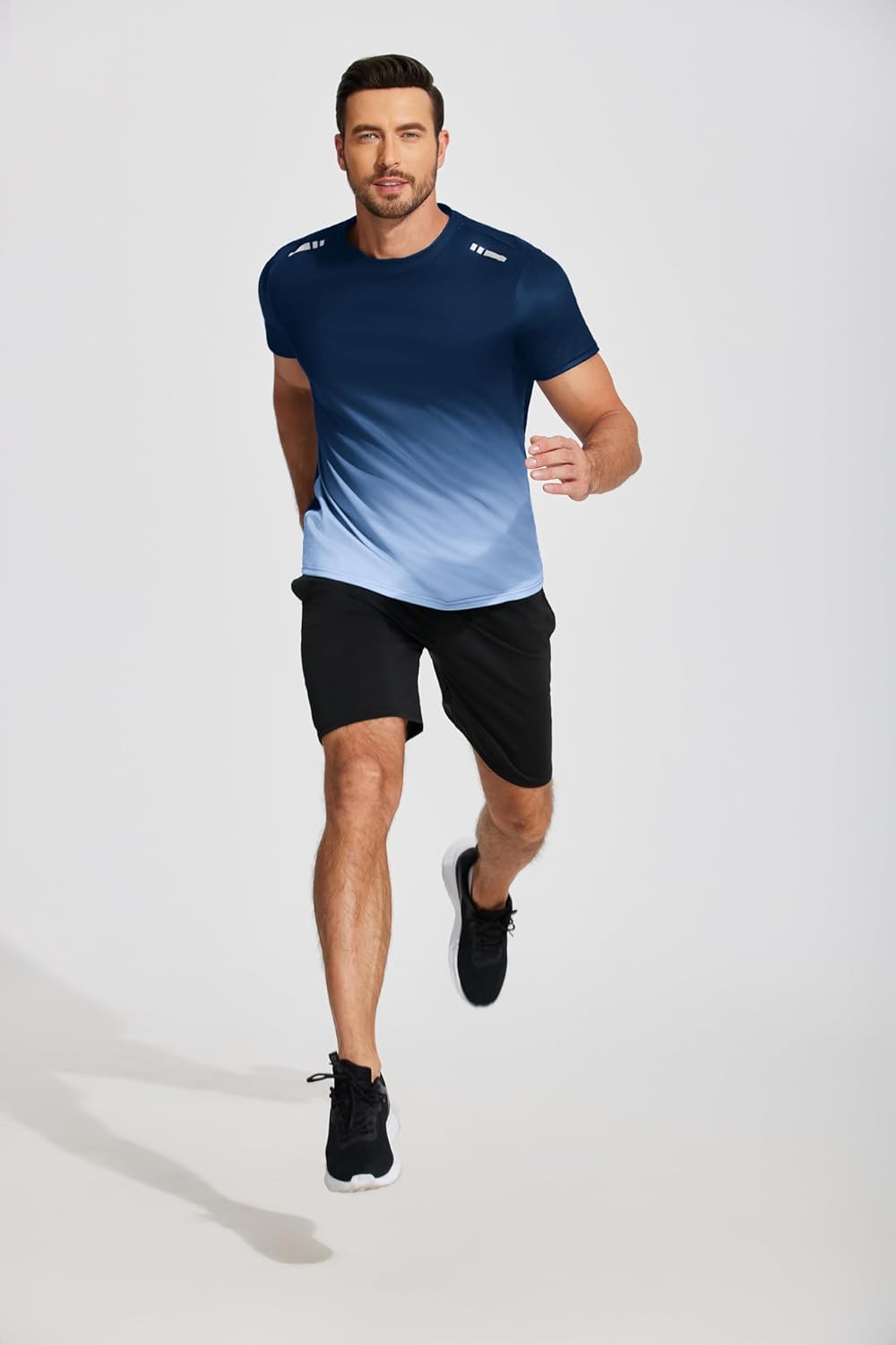 Men’s Workout T-Shirt Moisture Wicking Short Sleeve Gym Top