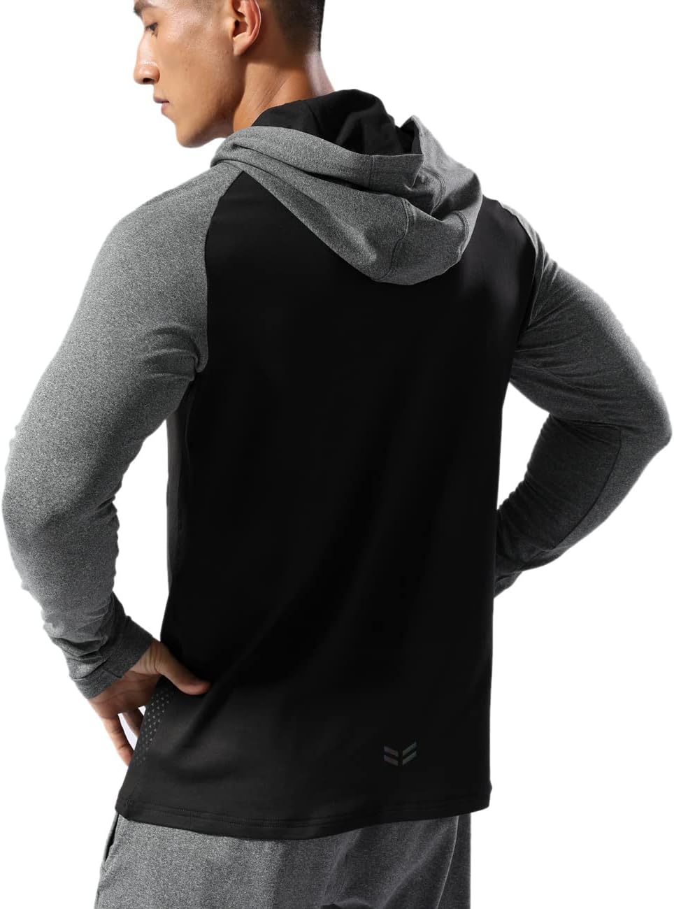 Men’s Thermal Lined Athletic Hoodie Winter Running Top
