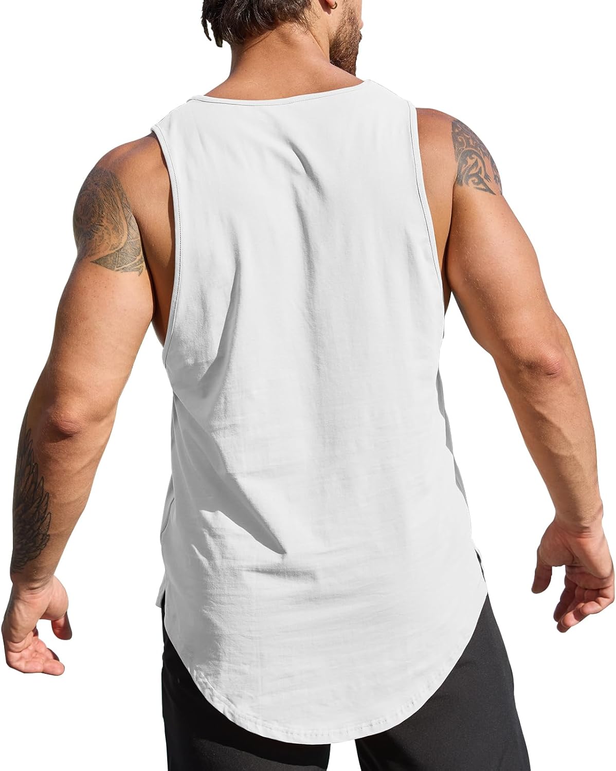 1 or 3 Pack Men’s Muscle Stringer Tank Tops Gym Vests
