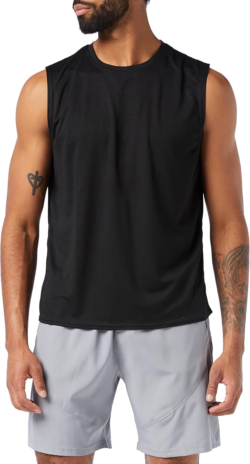 Men’s Quick Dry Running Tank Top Sleeveless Gym Vest