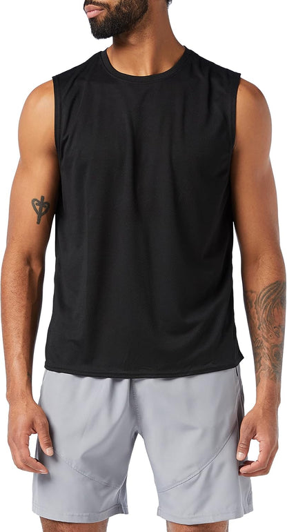 Men’s Quick Dry Running Tank Top Sleeveless Gym Vest