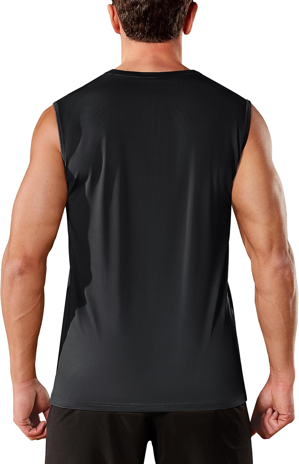 Men’s UPF50+ Sleeveless Quick Dry Muscle Gym Vest