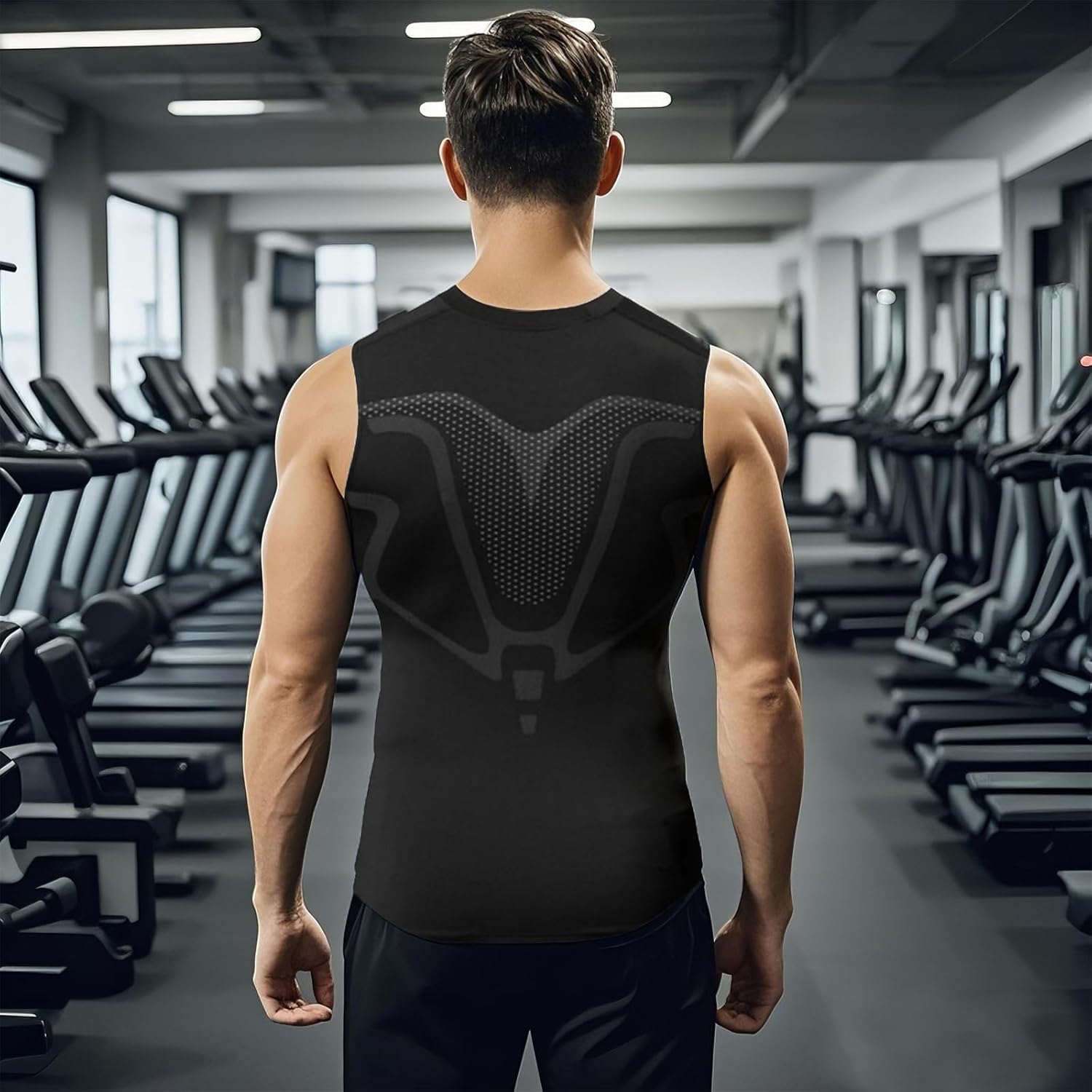Men’s Compression Vest Slim Fit Quick Dry Gym Top