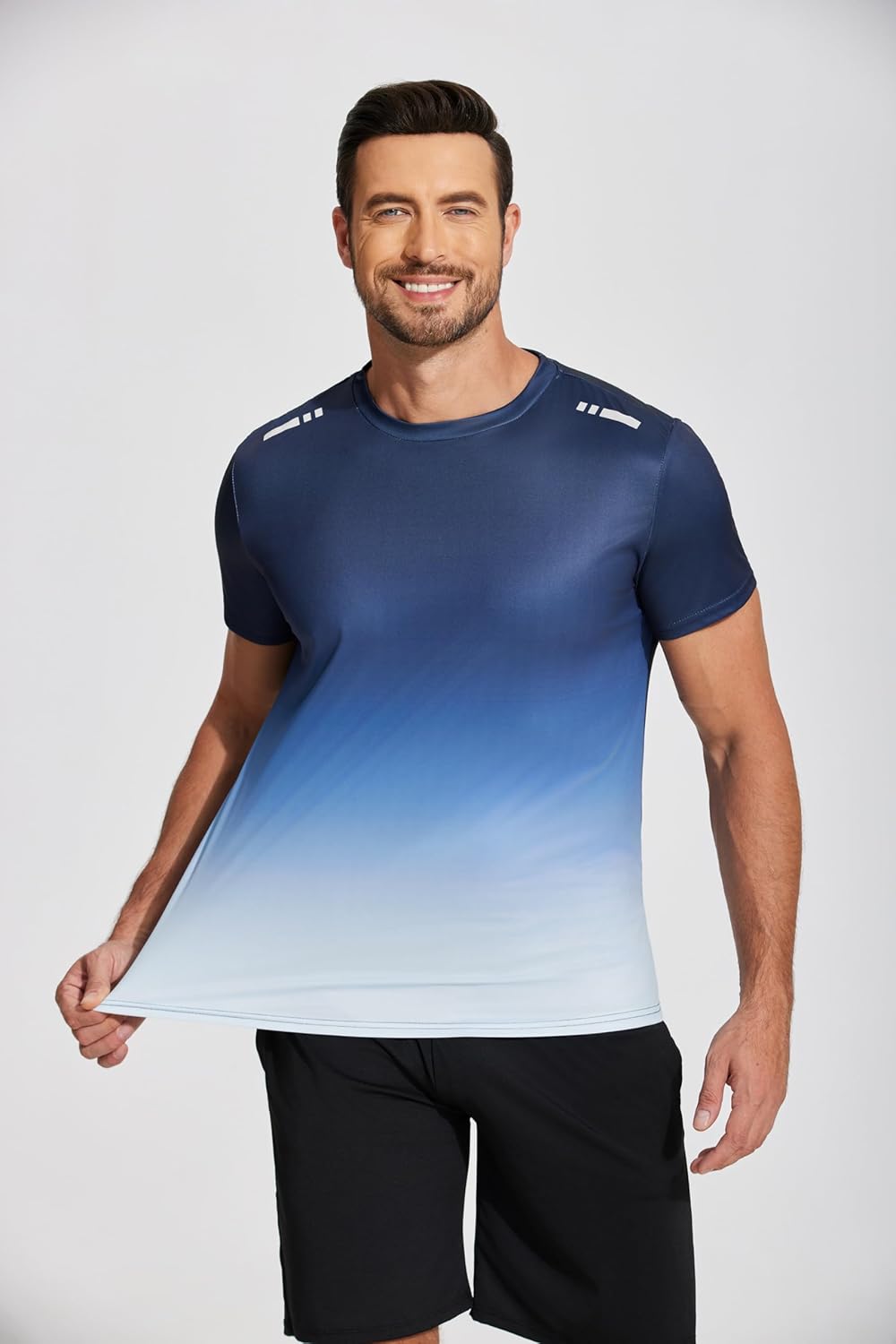 Men’s Workout T-Shirt Moisture Wicking Short Sleeve Gym Top