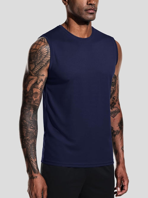 3 Pack Men’s Quick Dry Sleeveless Running Gym Vests