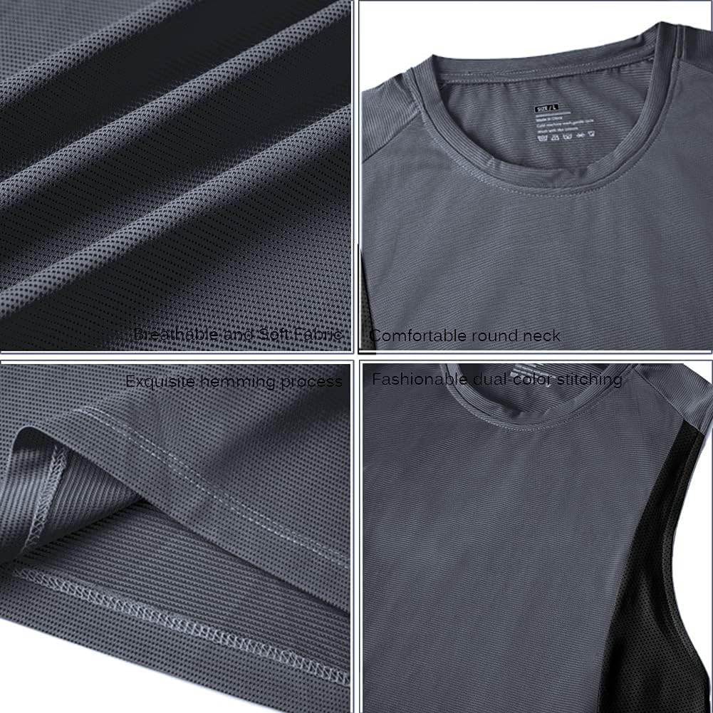 Men’s Gym Tank Top Quick Dry Muscle Training Vest