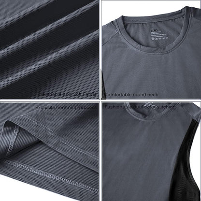 Men’s Gym Tank Top Quick Dry Muscle Training Vest