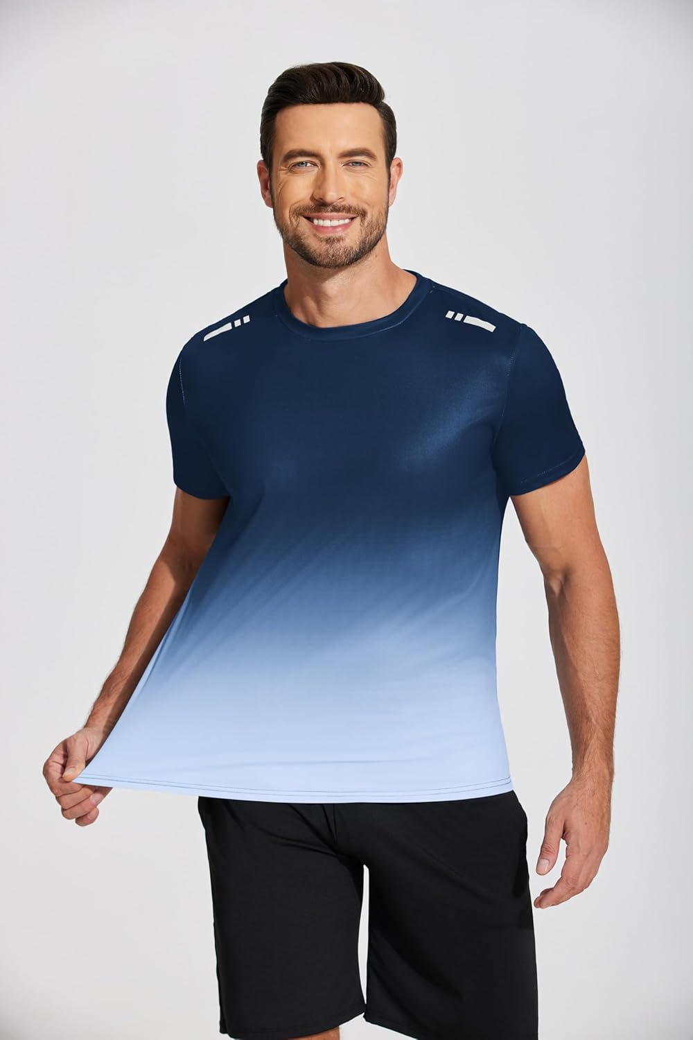 Men’s Workout T-Shirt Moisture Wicking Short Sleeve Gym Top