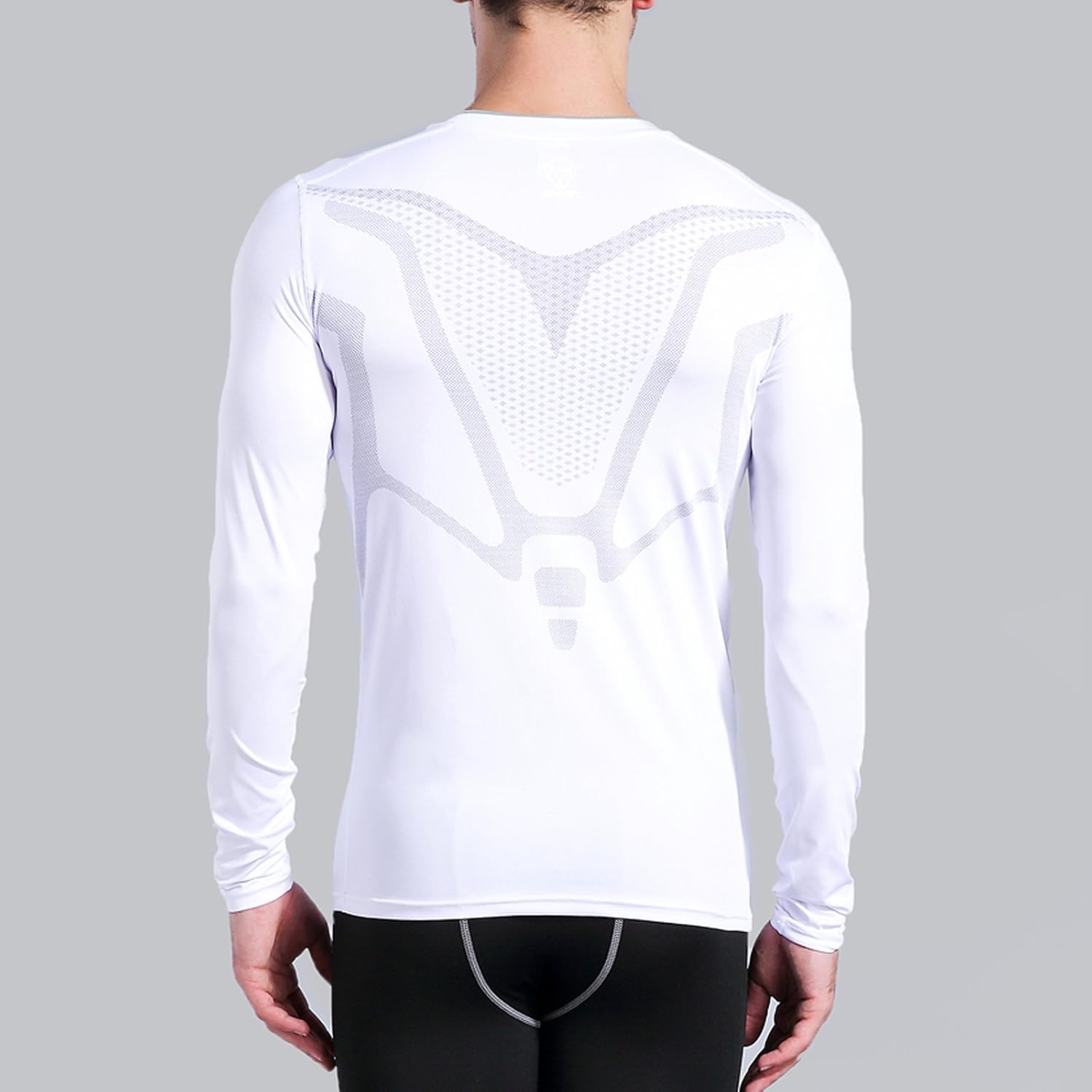 Men’s Long Sleeve Compression Top Cool Dry Baselayer