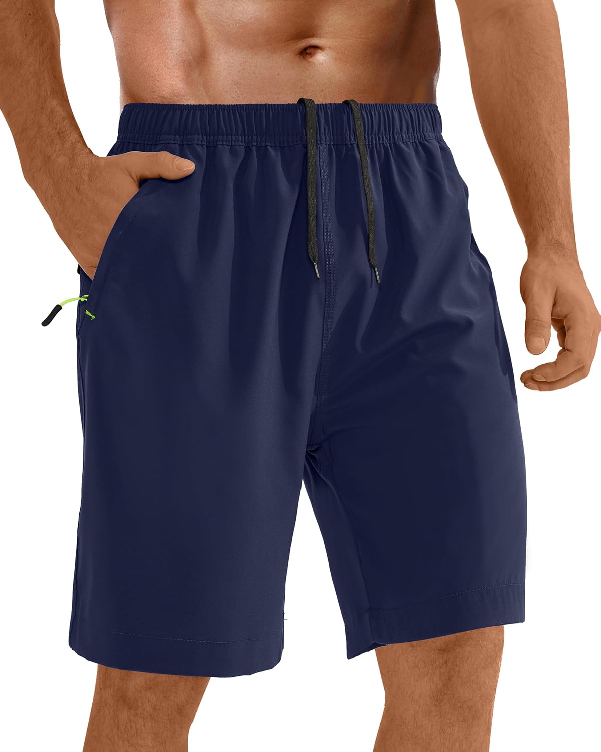 Men’s Running Shorts Quick Dry with Zip Pocket