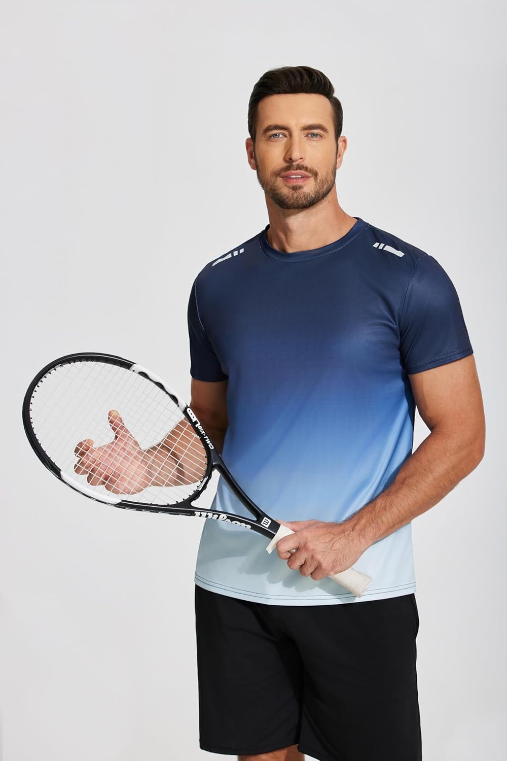 Men’s Workout T-Shirt Moisture Wicking Short Sleeve Gym Top