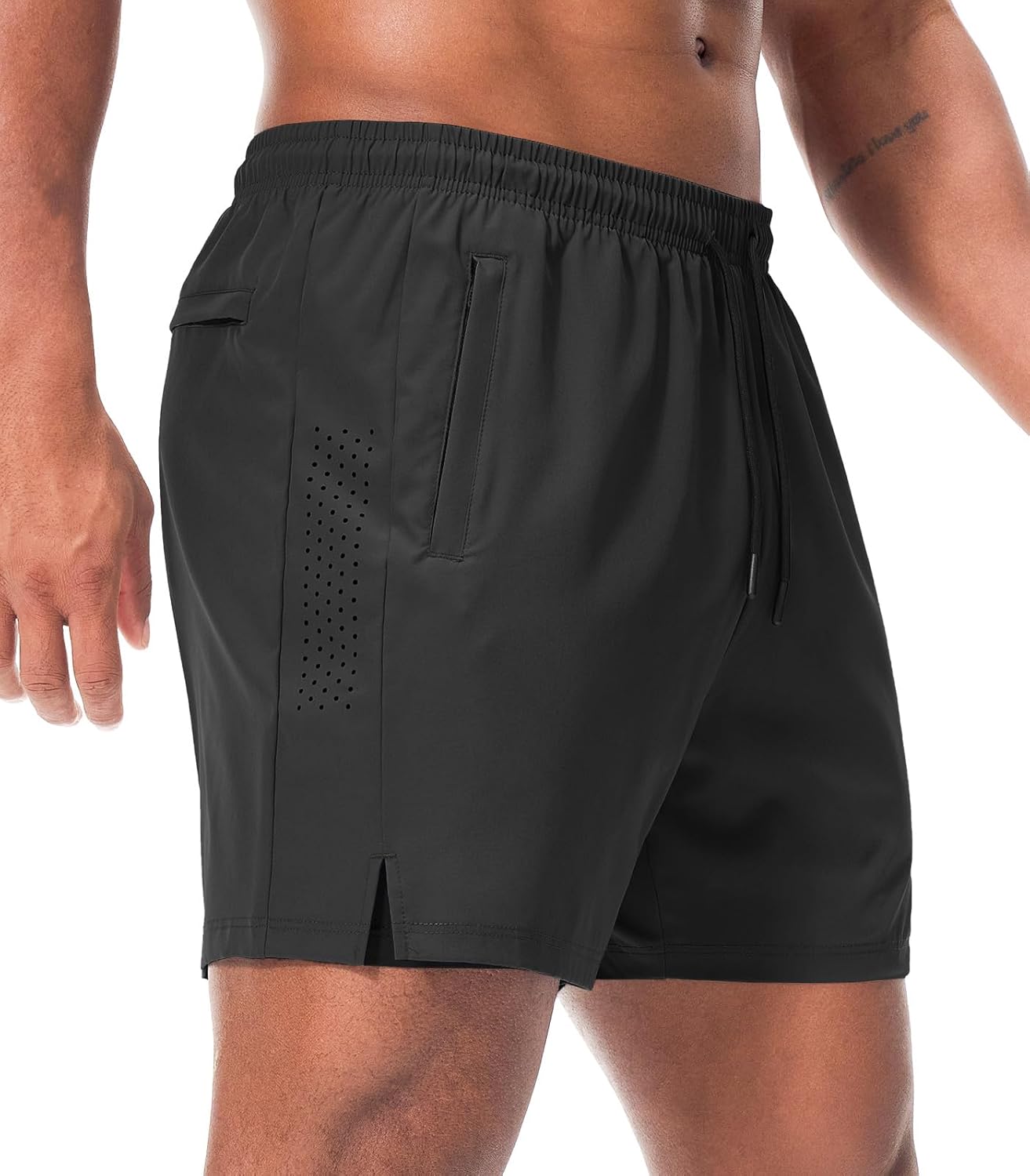 Men’s 2 in 1 Running Shorts with Phone Pocket Quick Dry