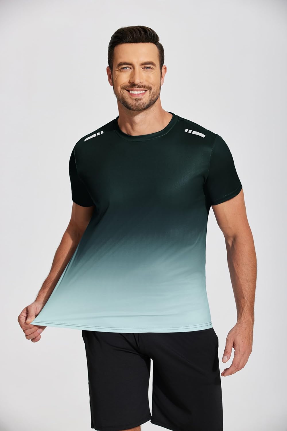 Men’s Workout T-Shirt Moisture Wicking Short Sleeve Gym Top