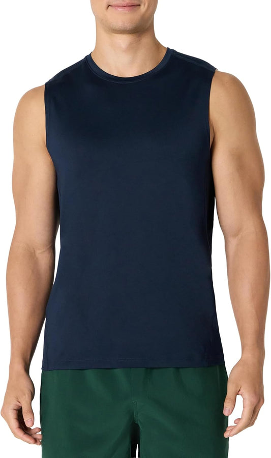 Men’s Quick Dry Sleeveless Tech Stretch Muscle Shirt