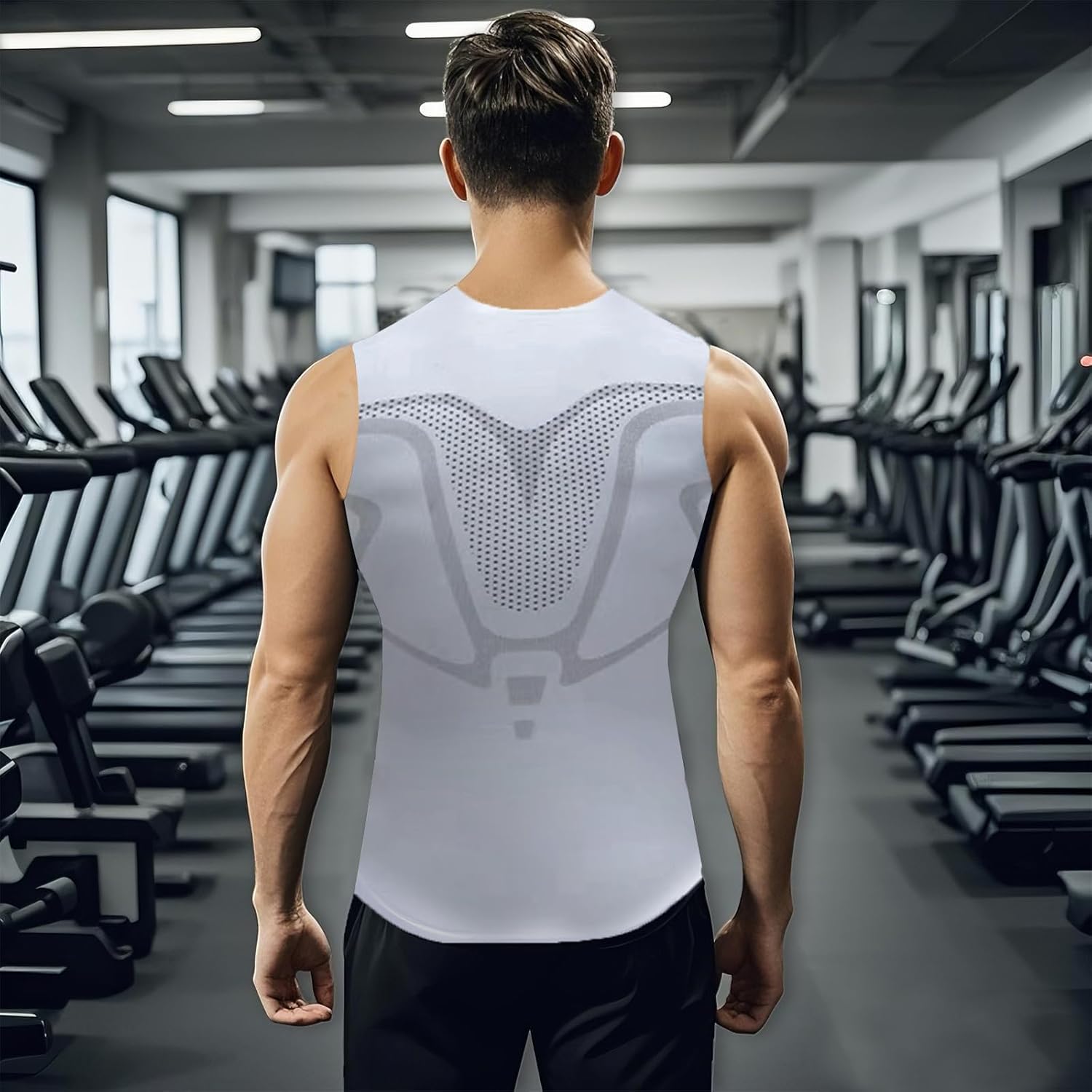 Men’s Compression Vest Slim Fit Quick Dry Gym Top