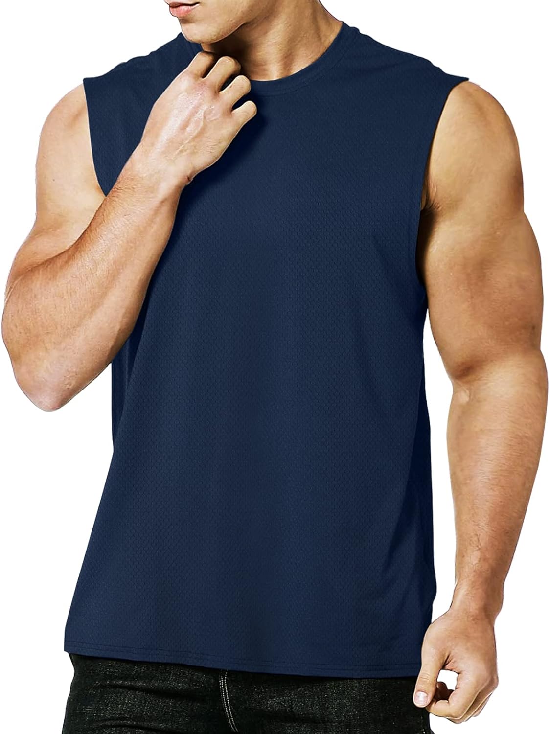 Men’s Quick Dry Running Tank Top Sleeveless Gym Vest