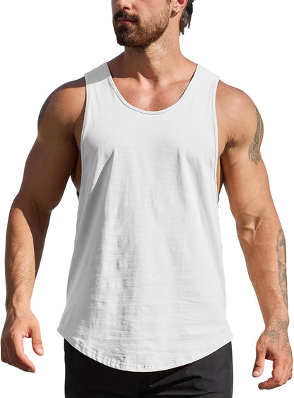 1 or 3 Pack Men’s Muscle Stringer Tank Tops Gym Vests