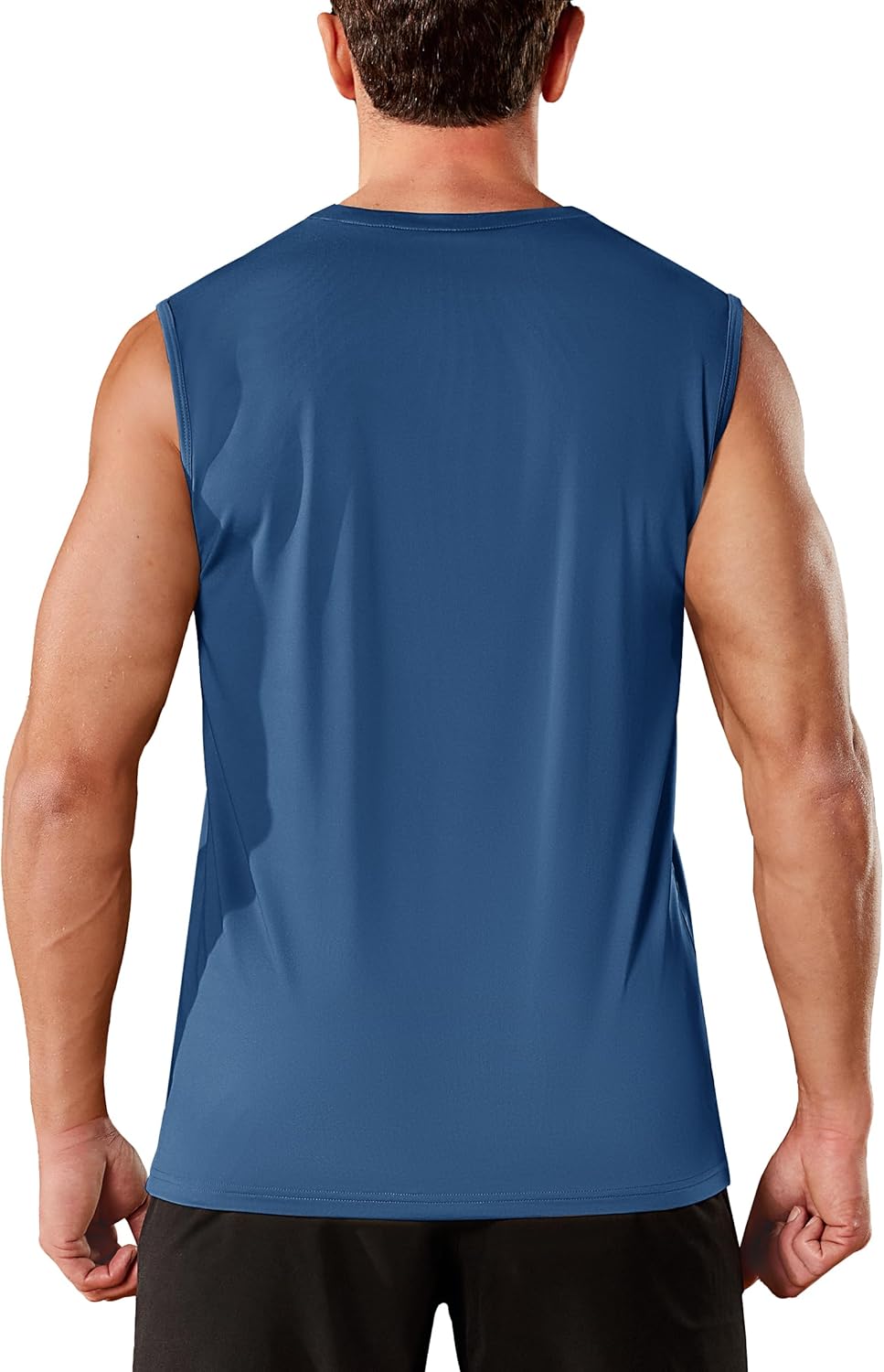 Men’s UPF50+ Sleeveless Quick Dry Muscle Gym Vest