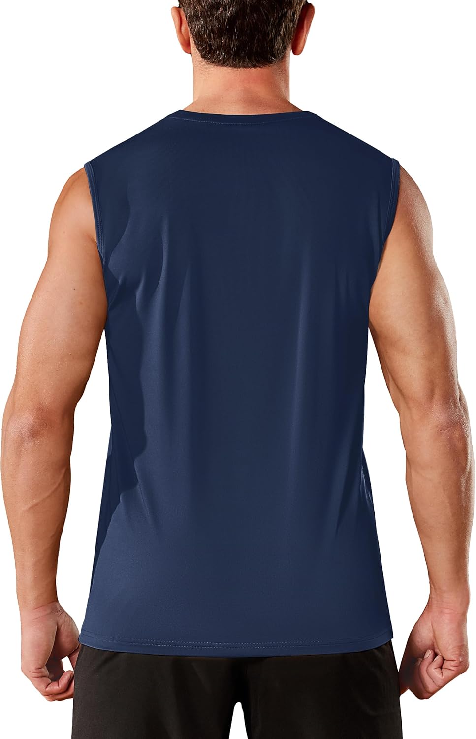 Men’s UPF50+ Sleeveless Quick Dry Muscle Gym Vest