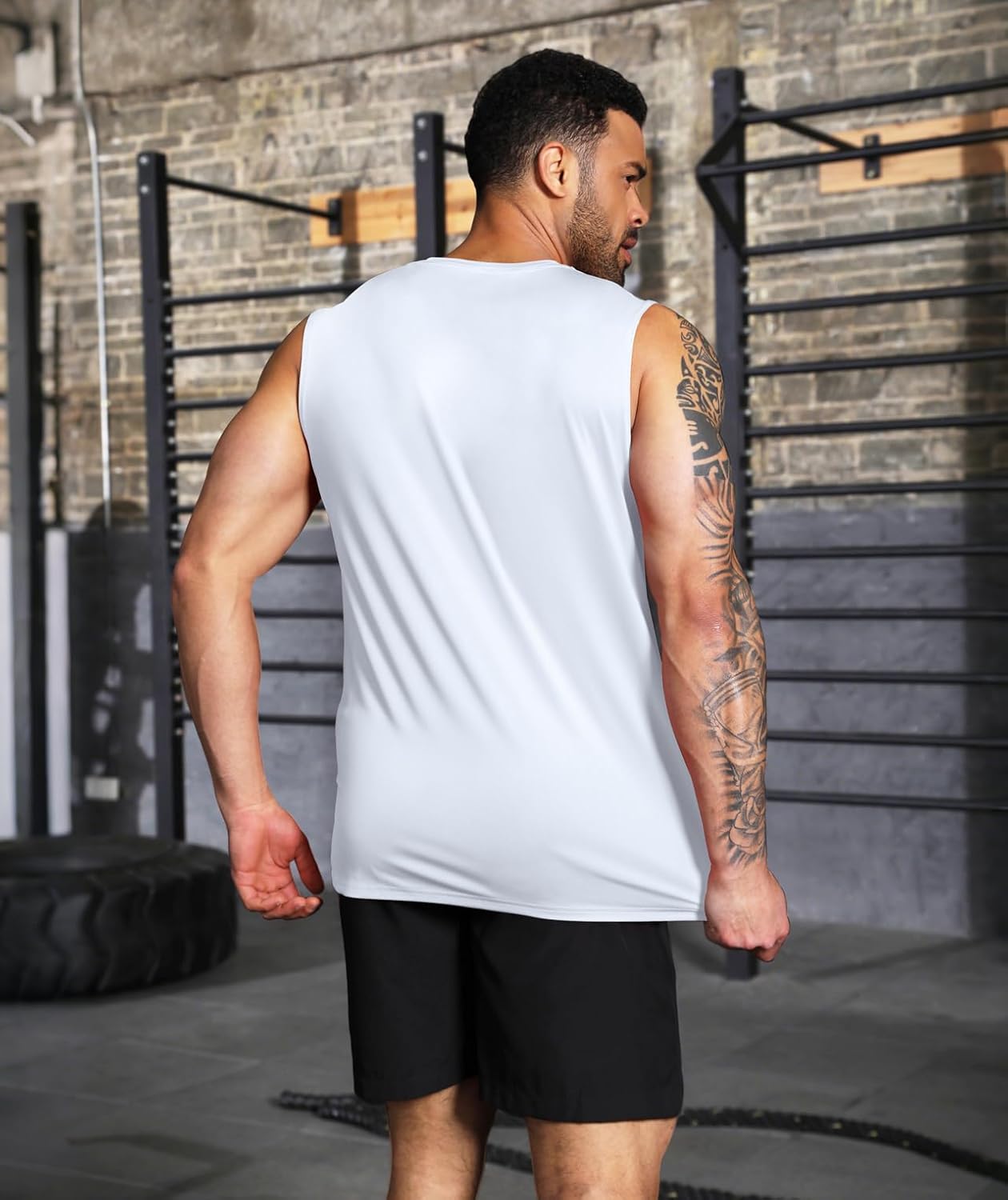 3 Pack Men’s Bodybuilding Tank Tops Quick Dry Vests