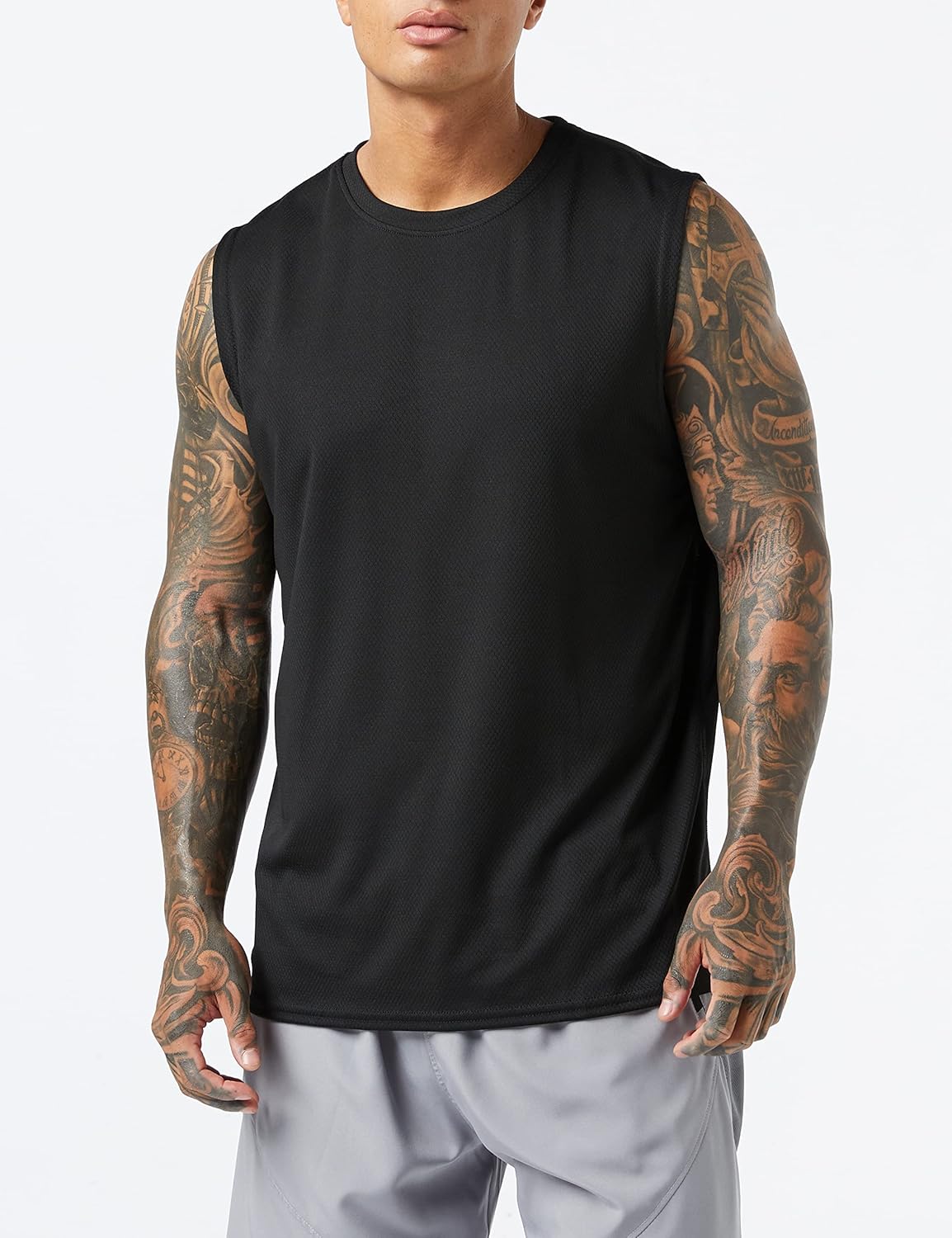 Men’s Quick Dry Running Tank Top Sleeveless Gym Vest