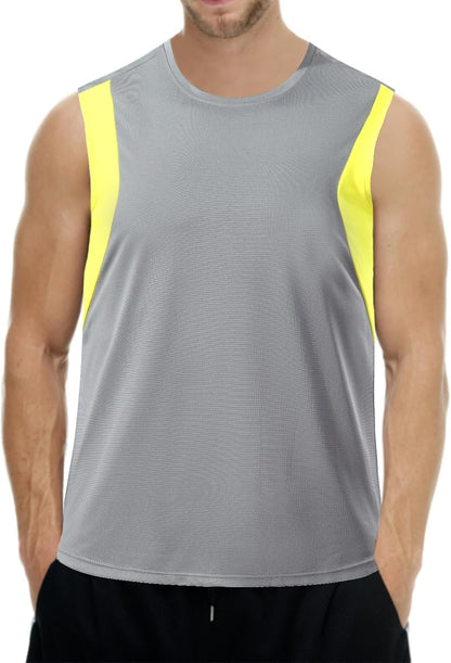 Men’s Gym Tank Top Quick Dry Muscle Training Vest