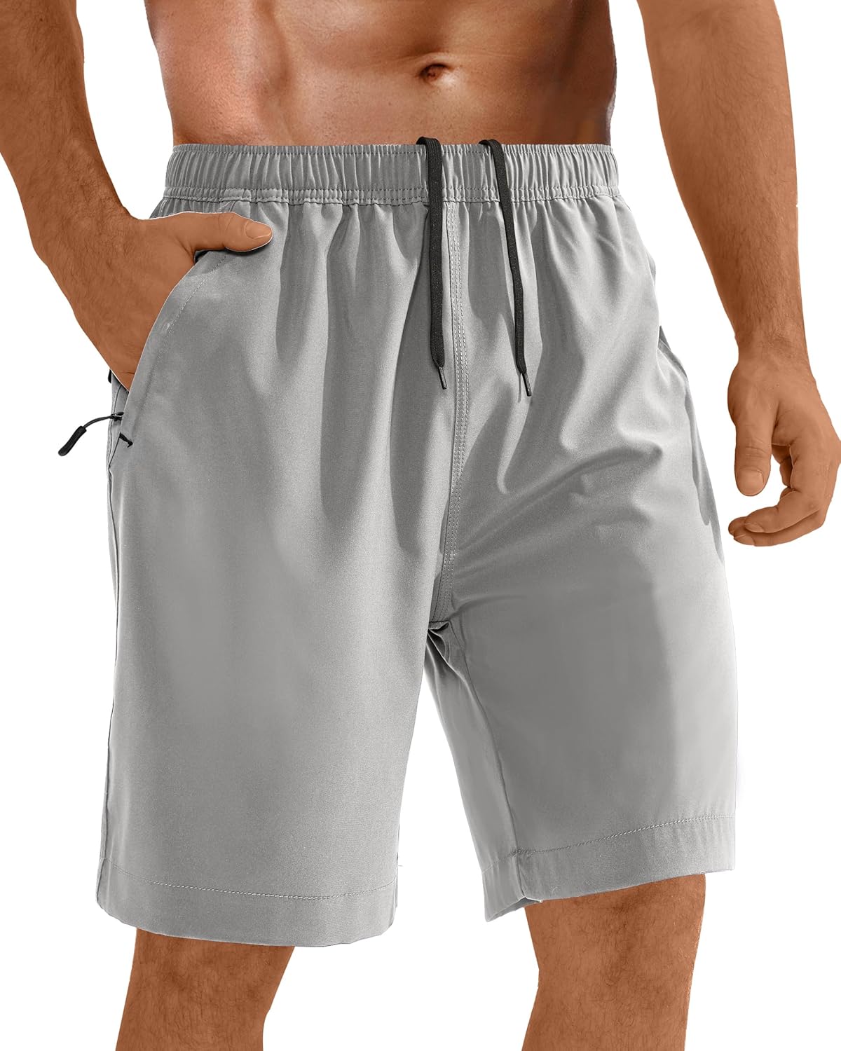 Men’s Running Shorts Quick Dry with Zip Pocket