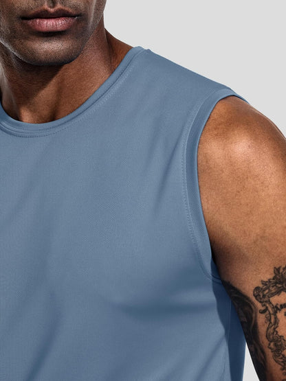 3 Pack Men’s Quick Dry Sleeveless Running Gym Vests