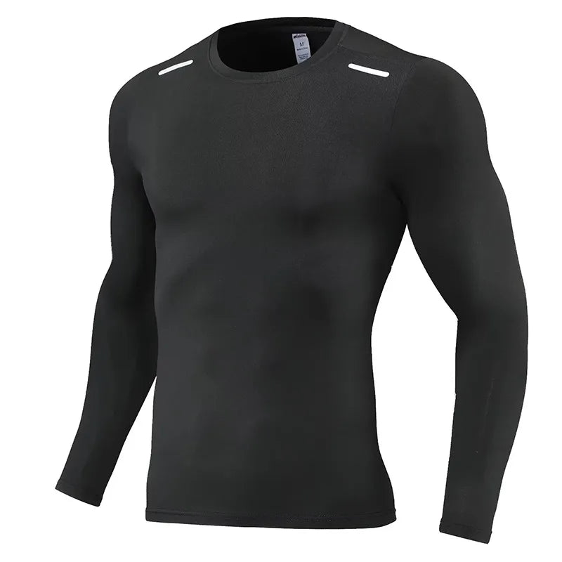 Men's Long Sleeve Compression Running Top