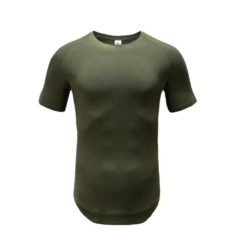 Men's Slim Fit Cotton Training T-Shirt