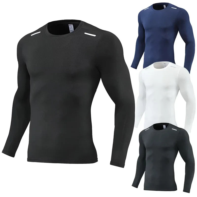 Men's Long Sleeve Compression Running Top