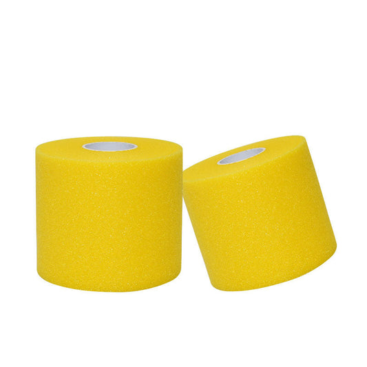 Yellow Foam Underwrap Athletic Tape Rolls – Pack of 4