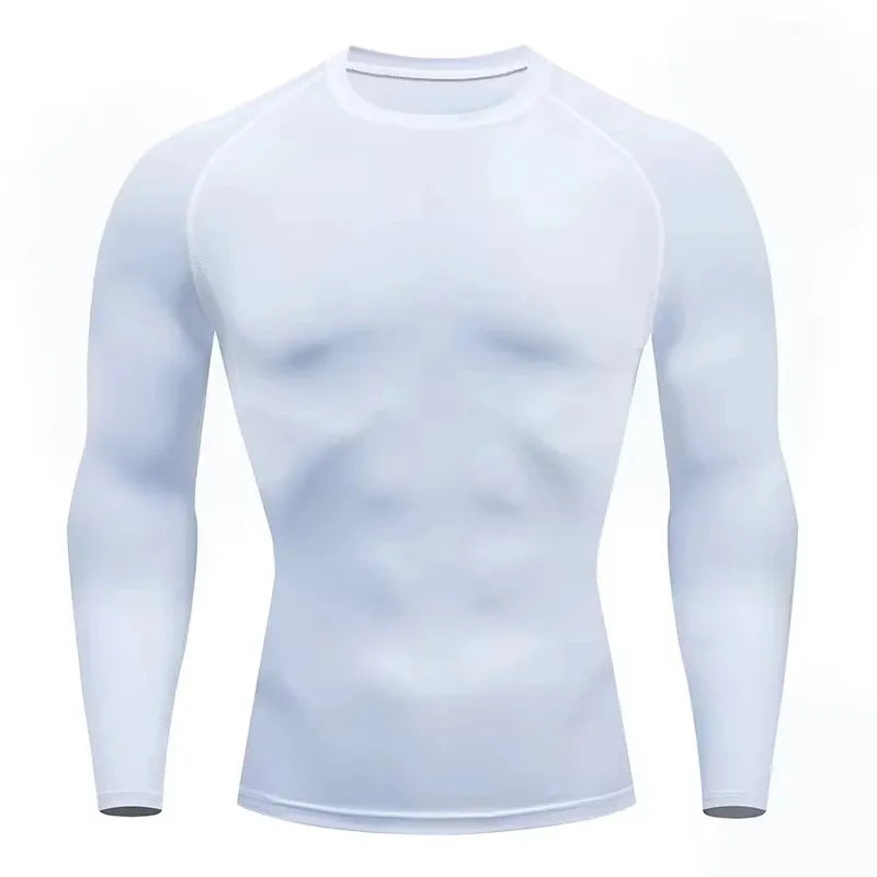 Men's Warm Compression Running Shirt