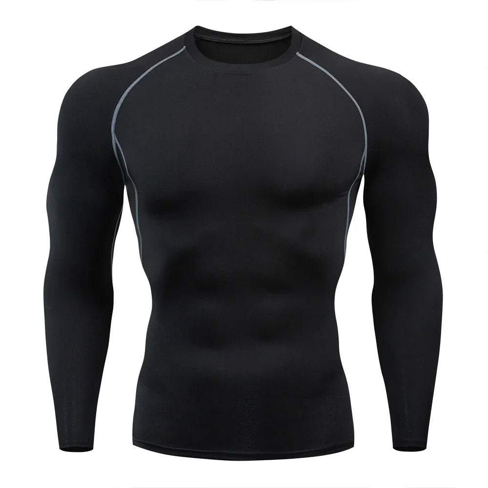 Men's Thermal Compression Running Shirt