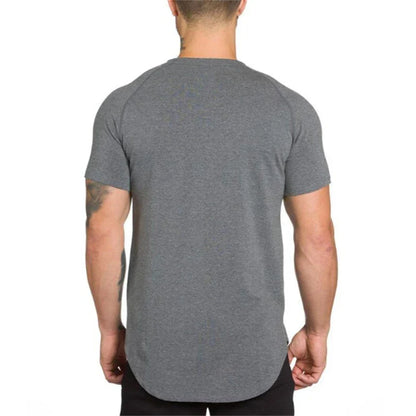 Men's Slim Fit Cotton Training T-Shirt