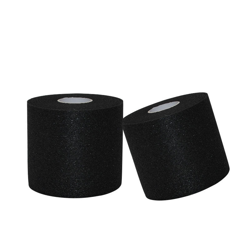 Black Foam Underwrap Athletic Tape Rolls – Pack of 4