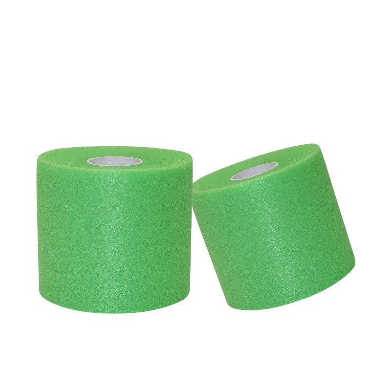 Bright Green Foam Underwrap Sports Tape Rolls – Pack of 4