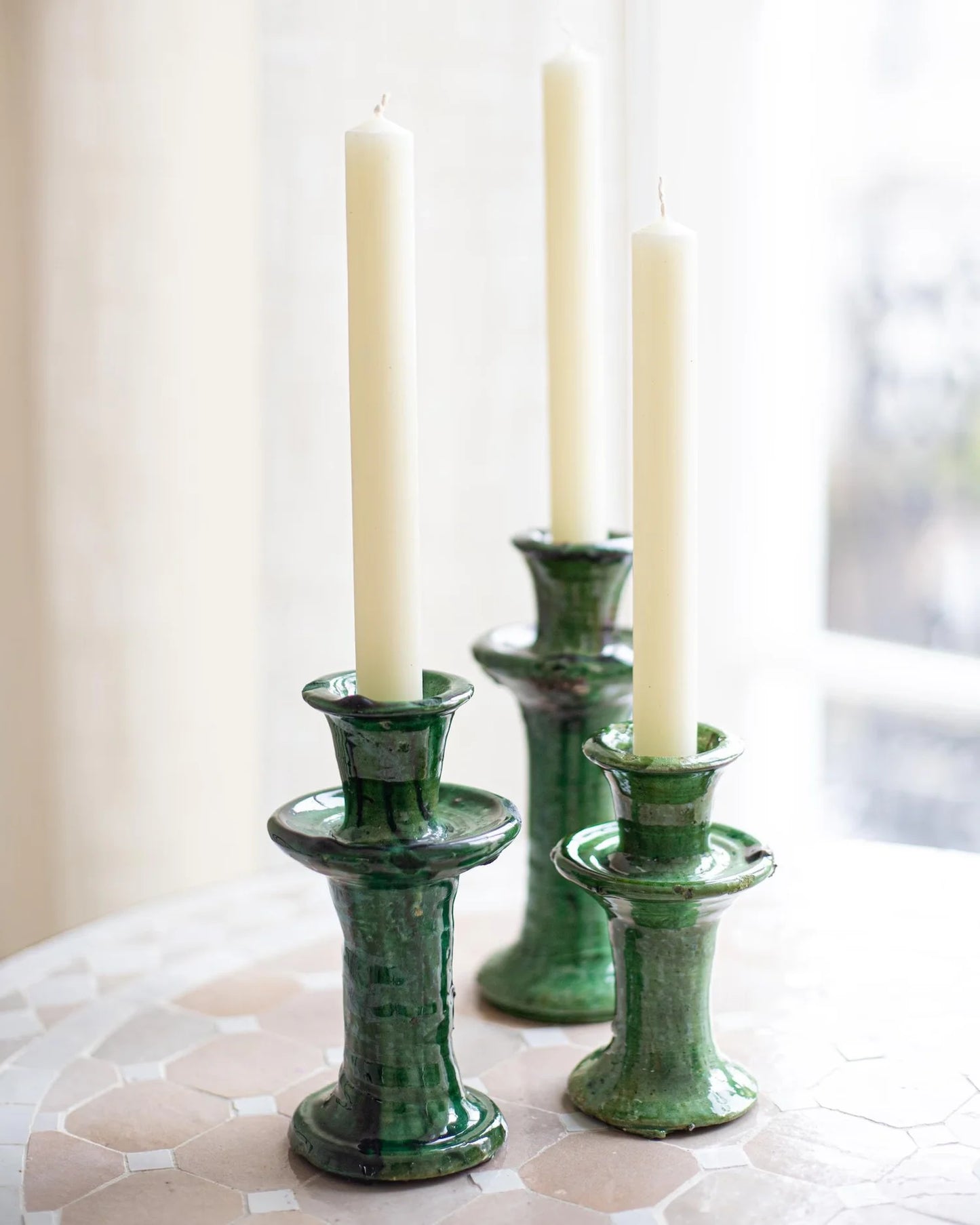 Tamegroute Candlestick Trio